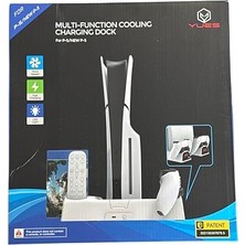 Kazan Hobi Playstation 5 Uyumlu Fonksiyonel Stand Ps5 Slim Fanlı Stand Ps5 Şarj Standı Oyun Standı