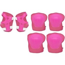 Kazan Hobi Store Koruyucu Set Dizlik Dirseklik Bileklik Pembe