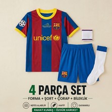 Yensa Barcelona Neymar  Çocuk Futbol Forması 4'lü Set Forma - Şort - Çorap - Bileklik