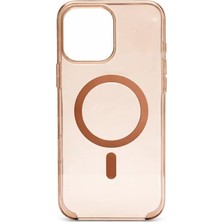 Miscase Iphone 16 Pro ile Uyumlu Magsafe Özellikli Kristal Netlik Sararmaz Pc Clear Case