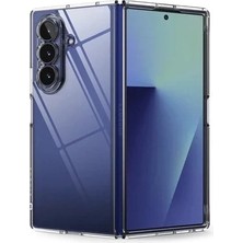 Miscase Samsung Z Fold 7 ile Uyumlu Sert Pc Şeffaf Sararmaz Telefon Kılıfı