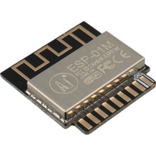 Kahveci Elektronik Store Ai-Thinker ESP-01M Wifi Modülü ESP8285 Çip Yerleşik Antenli Kablosuz Haberleşme Kartı