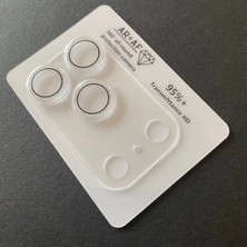 Miscase iPhone 17 Pro Max Şeffaf Tam Kapatan Taşlı Lens Koruyucu