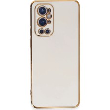 Kahveci Elektronik Store One Plus 9 Pro Kılıf Volet Silikon - Beyaz