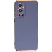 Kahveci Elektronik Store One Plus 9 Pro Kılıf Volet Silikon - Mavi