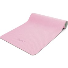 Gymo Pro Series 6mm Tpe Yoga Matı Pilates Minderi 183X66MM Pembe