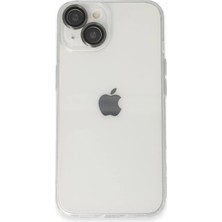 Kahveci Elektronik Store Apple iPhone 14 Kılıf Luko Lens Silikon - Siyah