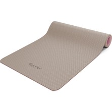 Gymo Pro Series 6mm Tpe Yoga Matı Pilates Minderi 183X66MM Toprak