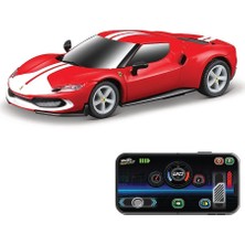 Maisto Tech 1:41 Ferrari 296 Gtb Mini Metal Bluetooth Kumandalı Araba 82651