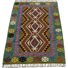 Kilim Antik El Dokuma Cerit Yörükleri Iran Yün Kilim 1796 - Yeni - Çok Renkli