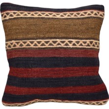 Zehra Abla Halı Yeni El Dokuma Dekorluk Kilim Kırlent Yastık Kılıfı 7502