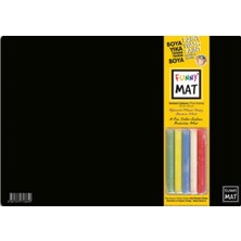Akademi Çocuk Funny Mat Black (Tebeşirli) Serbest Çalışma 25X35CM Kolektıf