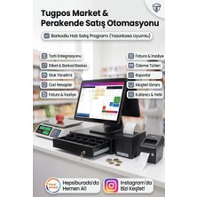 Tugpos Market & Perakende Satış Otomasyonu — Barkodlu Hızlı Satış Programı (Yazarkasa Uyumlu)