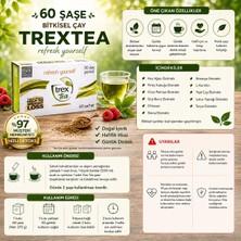 Trextea Trex Tea Bitkisel Detoks ve Form Çayı 60 Saşe – Günlük Hafiflik Destekleyici Bitki Çayı
