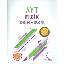 Anonim Karekök Yayınları Ayt 30 Fizik Deneme Sınavı