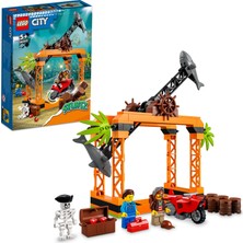 LEGO City Stuntz Köpek Balığı Saldırısı Gösteri Yarışması 60342 - 122 Parça Hediyelik Set