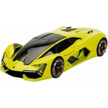 Bburago 1:24 Ölçekli Yeşil Lamborghini Terzo Millennio Model Araba Detaylı Tasarım ile
