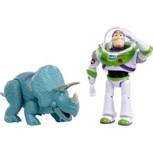 Toy Story 4 Buzz Lightyear ve Trixie İkili Figür Seti Hayvanlar Temalı Hediyelik Çocuk Oyuncağı
