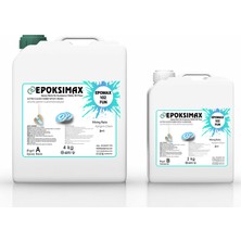 Epoksimax 102 Fun Aksesuar ve Hobi Epoksi Reçine 6 kg Kokusuz Ultra Şeffaf Takı ve Küpe Yapımı İçin