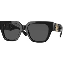 Versace Kadın Güneş Gözlüğü 4409 53 Gb1/87 Siyah Metal-Plastik Çerçeve UV Filtreli