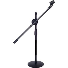 Camimarket Best Akrobat Mikrofon Sehpası - Kırılmaz Demir Malzeme ile 83 cm Uzayan Mikrofon Standı