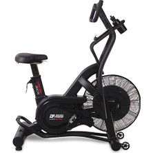 Diesel Fitness W200 Hava Dirençli Egzersiz Bisikleti 160 kg Taşıma Kapasitesi ile Siyah Renk