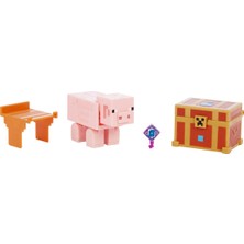 Minecraft Aksesuarlı Dungeons Figürler Piggybank Figürü Kız Çocuklar İçin 2-4 Yaş Arası Eğlenceli Oyun Deneyimi