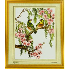 Ozan Tuhafiye Goblen Etamin Işleme Seti 40X50 cm 145 Renkli İğne ve İp Seti