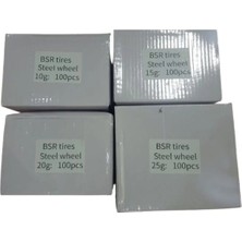 Bsr Sac (Normal) Janta Çakma Balans Kurşun Galvanizçelik 10-15-20-25GR - 100 Ad