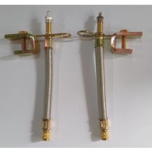Bsr Hortumlu Sibop Ilavesi 15 cm Çelik Hasırlı (2 Adet)