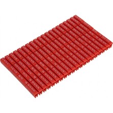 Onka KCG01-(2) ,kırmızı/2-Numara 400-ADET 0.50MM²..1MM² Kablo Numaratör