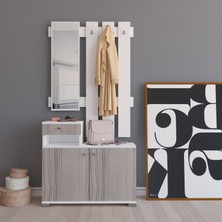 Remaks Orkide Modern Vestiyer Portmanto Takımı - Cordoba 178 cm Yükseklik 90 cm Genişlik 33 cm Derinlik
