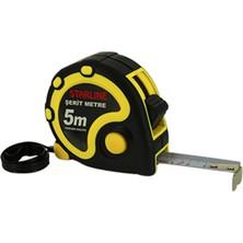 Starline 590X 25 mm Şerit Metre 5 m Ölçüm Mesafesi ile Kullanım Kolaylığı Sağlayan Pratik Alet