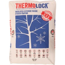 Thermolock Yalıtımlı Dış Cephe Sıvası 20 kg A1 Yanmaz Sınıfı Yüksek Isı Yalıtımı ve Dayanıklı Yapı