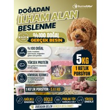 Gurmeraw Barf Plus - Çiğ Köpek Maması Barf 5 kg- (1kg’lık Porsiyonlar Halinde) Gurme