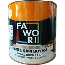 Fawori Beyaz Panel Amerikan Kapı Boyası 0.75L Yüksek Örtücülüğe Sahip Kolay Uygulama