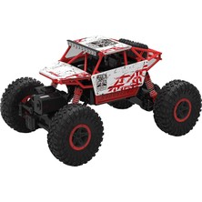 R/C 1:18 Rock Crawler 4x4 WD Uzaktan Kumandalı Araba Buggy Jeep - Kırmızı