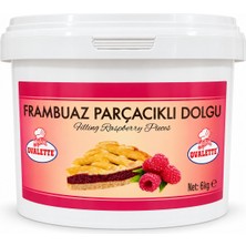 Ovalette Frambuaz Parçacıklı Bitkisel Dolgu 6 kg