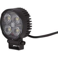Hella 4 LED Yuvarlak Sis Far 1g0 357 111-002 12 V 24W 1700LM Termal Sensörlü Güçlü Işık