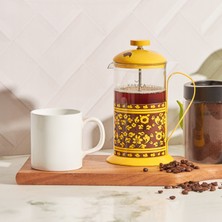 Karaca Iznik Vefa French Press 600 ml Sarı Cam Malzeme ile Şık ve Fonksiyonel