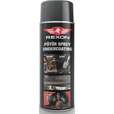 Rexon 500 ml Siyah Kaplama Pütür Sprey Kolay Uygulama ile Aşınmaya Karşı Dayanıklı