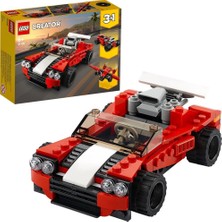 LEGO Creator 31100 3'ü 1 Arada Spor Araba 134 Parça Hediyelik Tipi Eğlenceli Oyun Seti