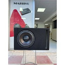 Soundmax SX-AH12 L Port Litre Kabinli Spl Yeni Seri 2000WAT 600RMS 30CM Subwoofer Bas Çift Bobin
