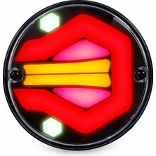 Bwx Dark Lıght Hamburger Tip Stop Lambası Dcpower