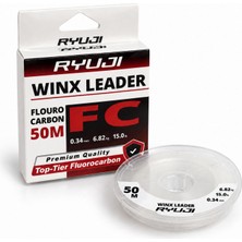 Fishack Fluorocarbon Lider Misina - Ryuji Winx Leader - 50 mt - 0,34MM