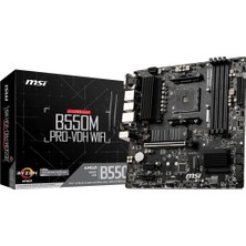 Nusrat Bilişim Msi B550M Pro-Vdh Wifi 4400MHZ(OC) M.2 Am4 Matx Anakart