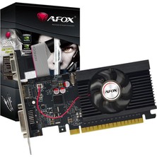 Nusrat Bilişim Afox Geforce GT710 2gb Ddr3 64BIT AF710-2048D3L5-V3 DVI HDMI VGA Lp Single Fan Ekran Kartı