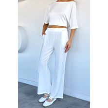 Gülseli Çimalı Bol Paça Pantolon P-00022290