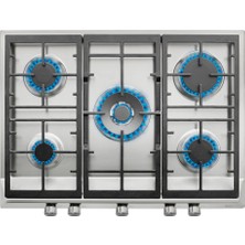 Teka EX 70.1 5G AI AL DR CI Ankastre Paslanmaz Çelik Wok Gözlü Gazlı Ocak Döküm Izgara Inox 70 cm 40212301