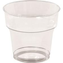 Anı Şeffaf Kristal Bardak 200 ML 25 Adet Kullan At Ürünler İçin Lüks Ambalaj